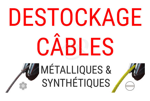 PROMO - CHUTES CABLE METALLIQUE ET SYNTHETIQUE